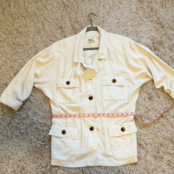 Coldwater Creek Vintage Light Tan Utility Jacket  - Women’s M/L - Picture 8 of 9